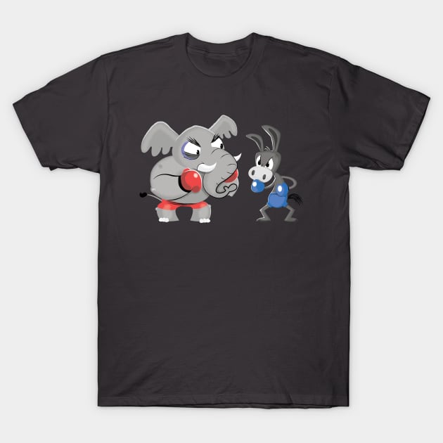 Red, White and Bruised T-Shirt by BruceSnow